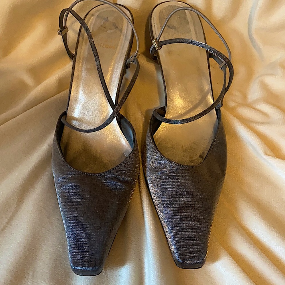 Stuart Weitzman Formal Wedding Pumps 8 Silver